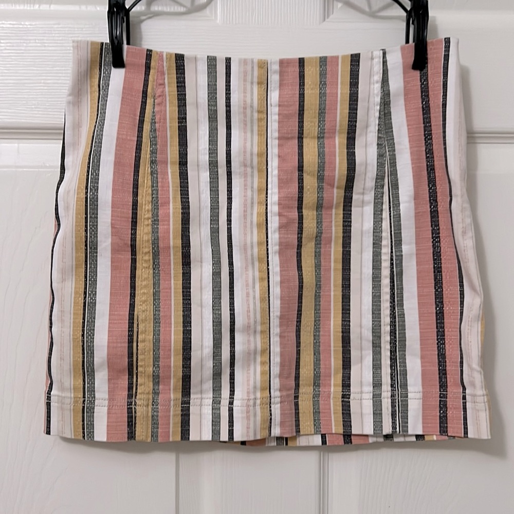 Multicolored mini skirt